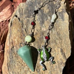 Crystal Frog Pendulum for Children