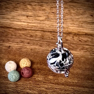 Aroma Locket -Silver Globe