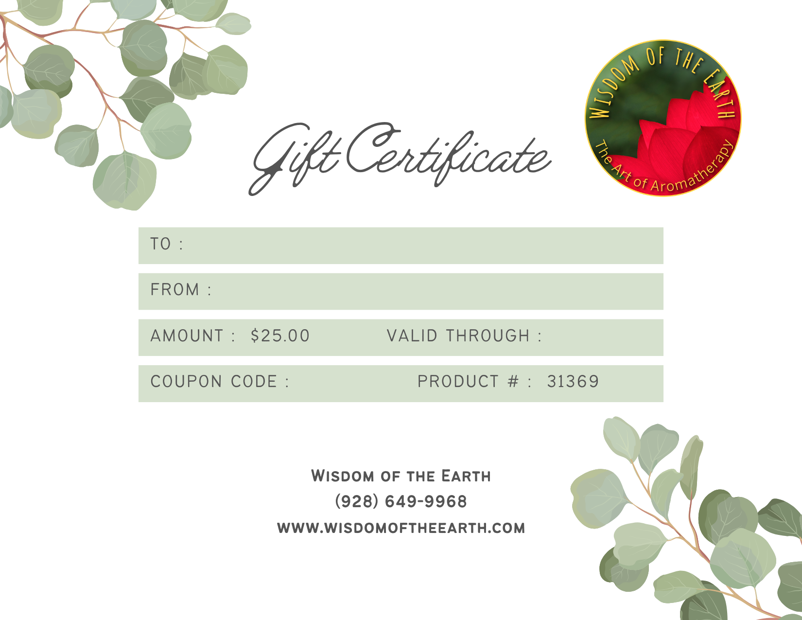 Gift Certificate