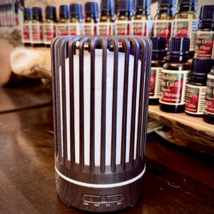 Diffuser Mini Dark Wood Grain Birdcage design