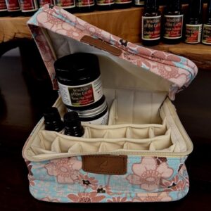 Tote- Pink Flowers Essential Oil Tote